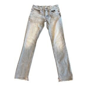 Denham rare Razor Slim Fit Gray Wash‎ Denim Japanese made jeans mens 32 preppy